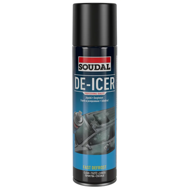 Препарат Soudal за размразяване на автомобилни стъкла  0.4 л, De-Icer