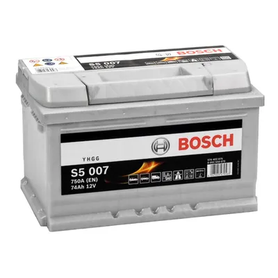 Акумулатор Bosch за автомобил 12 V, 74 Ah, S5 007