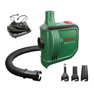 Акумулаторен безмаслен компресор Bosch  без батерии и зарядно, 18 V, 530 л/мин, EasyInflate 18V-500