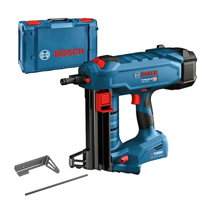 Акумулаторен такер за пирони Bosch без батерия и зарядно, 18 V, тип NB, тип NK, тип NM, 13-38 мм, GNB 18V-38
