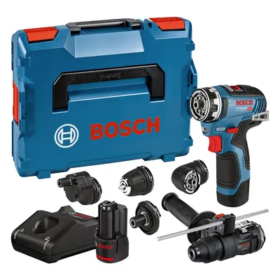 Акумулаторен винтоверт Bosch с безчетков двигател с 2 батерии и зарядно, 12 V, 3 Ah, 35 Nm, 0.8-10 мм, GSR 12V-35 FC