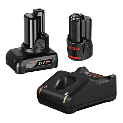 Акумулаторна батерия Bosch Li-Ion със зарядно у-во  12 V, 2/4 Ah, 2 бр., GBA 12V