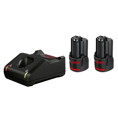 Акумулаторна батерия Bosch Li-Ion със зарядно у-во  12 V, 3 Ah, 2 бр., 12V GBA
