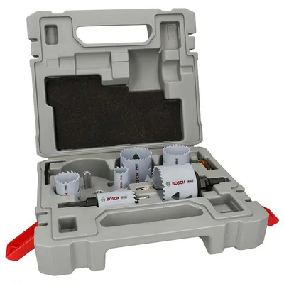 Боркорона универсална Bosch BiM с резба комплект 22, 29, 35, 44, 51, 64х44 мм, 12 бр., PRO Multi Material