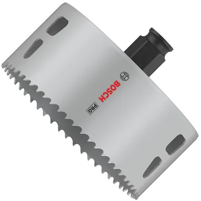 Боркорона универсална Bosch със захват Power Change Plus 105x44 мм, PRO Multi Material PC Plus