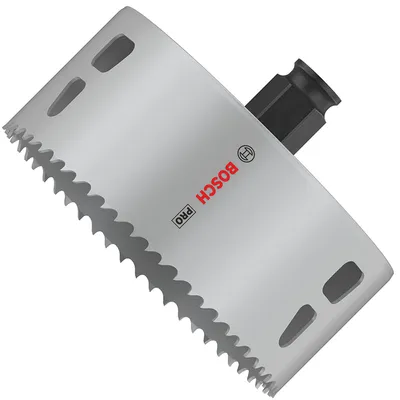 Боркорона универсална Bosch със захват Power Change Plus 108x44 мм, PRO Multi Material PC Plus
