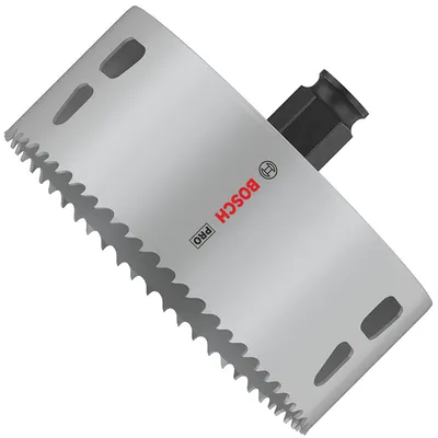 Боркорона универсална Bosch със захват Power Change Plus 114x44 мм, PRO Multi Material PC Plus
