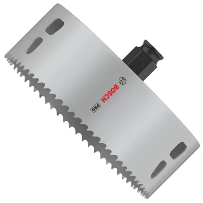 Боркорона универсална Bosch със захват Power Change Plus 133x44 мм, PRO Multi Material PC Plus
