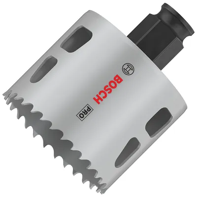 Боркорона универсална Bosch със захват Power Change Plus 57x44 мм, PRO Multi Material PC Plus