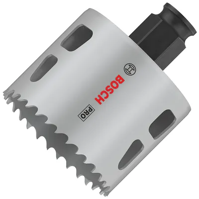 Боркорона универсална Bosch със захват Power Change Plus 59x44 мм, PRO Multi Material PC Plus
