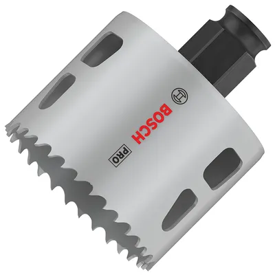 Боркорона универсална Bosch със захват Power Change Plus 60x44 мм, PRO Multi Material PC Plus