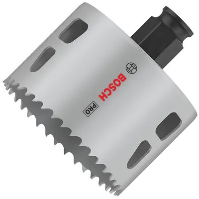 Боркорона универсална Bosch със захват Power Change Plus 70x44 мм, PRO Multi Material PC Plus