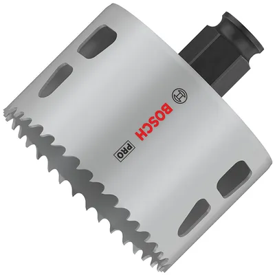 Боркорона универсална Bosch със захват Power Change Plus 73x44 мм, PRO Multi Material PC Plus