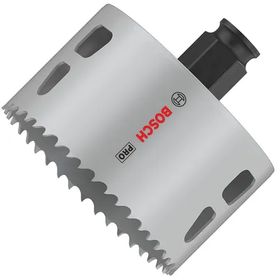 Боркорона универсална Bosch със захват Power Change Plus 79x44 мм, PRO Multi Material PC Plus