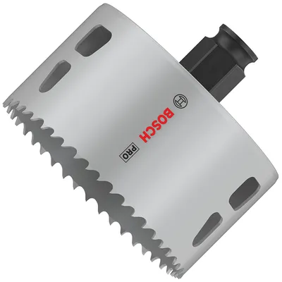 Боркорона универсална Bosch със захват Power Change Plus 86x44 мм, PRO Multi Material PC Plus