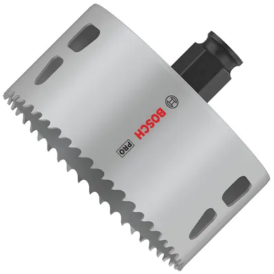 Боркорона универсална Bosch със захват Power Change Plus 95x44 мм, PRO Multi Material PC Plus
