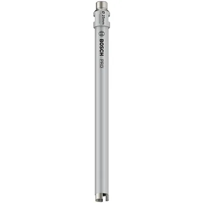 Боркорона за бетон и армиран бетон Bosch с диамантени сегменти и резба G 1/2" 25х300 мм, PRO Core