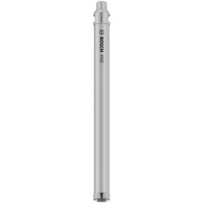 Боркорона за бетон и армиран бетон Bosch с диамантени сегменти и резба G 1/2" 28х300 мм, PRO Core