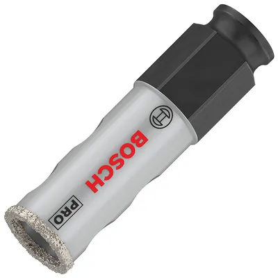 Боркорона за керамика и гранитогрес Bosch с диамантена посипка със захват Power Change Plus 19x40 мм, PRO Tile PC Plus