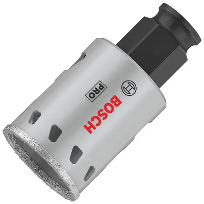 Боркорона за керамика и гранитогрес Bosch с диамантена посипка със захват Power Change Plus 32x40 мм, PRO Tile PC Plus