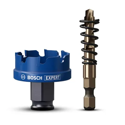 Боркорона за метал Bosch с карбидни пластини със захват Power Change 40х12 мм, TCT
