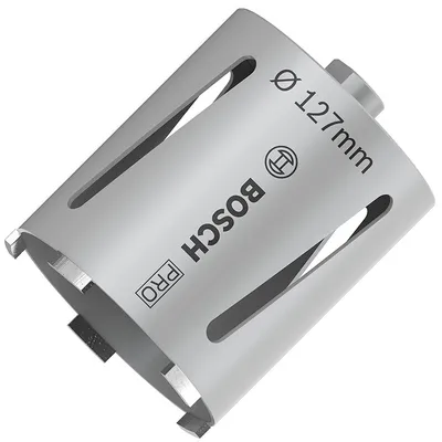 Боркорона за зидария Bosch с диамантени сегменти и резба G 1/2" 127x150 мм, PRO Core Cutter dry