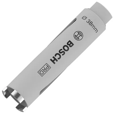 Боркорона за зидария Bosch с диамантени сегменти и резба G 1/2" 38x150 мм, PRO Core Cutter dry