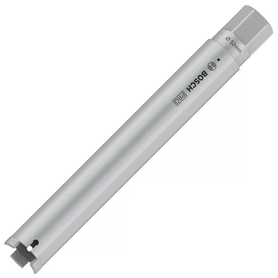 Боркорона за зидария Bosch с диамантени сегменти и резба UNC 1 1/4"  52x330 мм, PRO Core Cutter dry