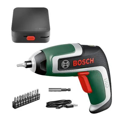 Акумулаторна отвертка Bosch с вградена батерия и USB кабел, 3.6 V, 2 Ah, 1/4", 5.5 Nm, IXO 7