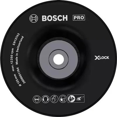 Подложна шайба Bosch за ъглошлайф твърда  ф 125 мм, M14, PRO