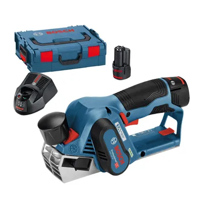 Акумулаторно ренде Bosch  с 2 батерии и зарядно, 12 V, 3 Ah, 56 мм, 0-2 мм, GHO 12V-20