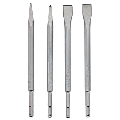 Шило за къртач Bosch с SDS-plus опашка комплект със секачи  250 мм, 4 бр., PRO SDS plus-4C