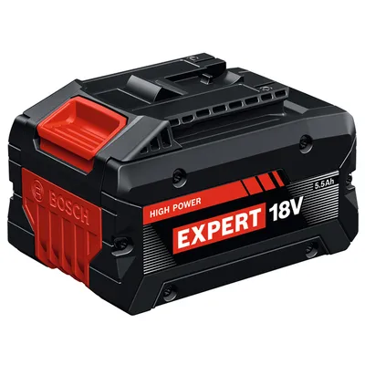 Акумулаторна батерия Bosch Li-Ion за електроинструменти 18 V, 5.5 Ah, Expert EXBA18V-55