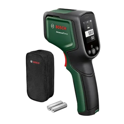 Безконтактен лазерен термометър Bosch от -30 до +500 °C, AdvancedTemp