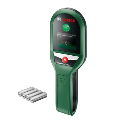 Детектор за откриване и локализиране на скрити обекти Bosch за метал и кабели 6 V, UniversalDetect