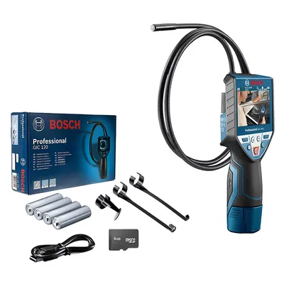 Камера Bosch за тръби и канали инспекционна без батерия и зарядно, 10.8 V, ф 8.5 мм, 1.2 м, GIC 120 C