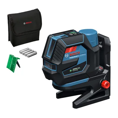 Комбиниран лазерен нивелир Bosch с 2 линии и 2 точки  без батерия и зарядно, 12 V, 25 м, 50 м, 0.3 мм/м, GCL 12V-50-22 CG