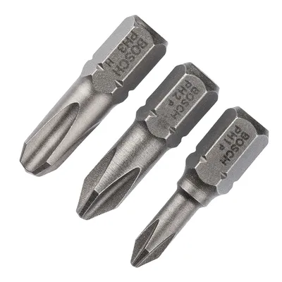Комплект битове Bosch PH  1, 2 и 3, 1/4", 25 мм, 3 бр., Extra Hard