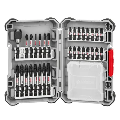 Комплект битове Bosch PH/PZ/TX/SB с магнитен държач 1/4", 31 бр., Impact Control