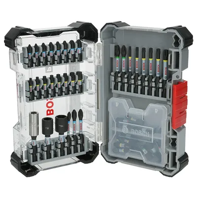Комплект битове Bosch с магнитен държач 50 бр., PRO Impact