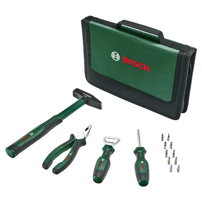 Комплект битове Bosch с ръчни инструменти 14 бр., Easy