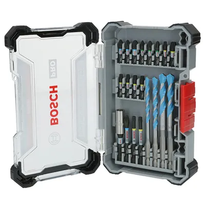 Комплект битове Bosch със свредла  20 бр., PRO Impact