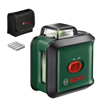 Линеен лазерен нивелир Bosch с 2 лъча  24 м, 0.4 мм/м, UniversalLevel 360