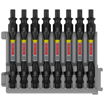 Накрайник бит Bosch двустранен  TX 20, 1/4", 65 мм, 8 бр., PRO Impact