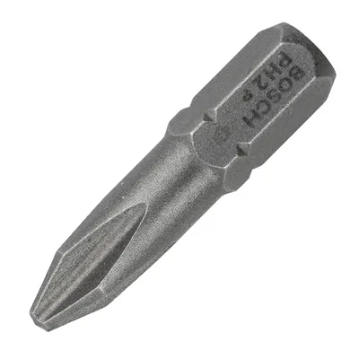Накрайник бит PH Bosch Philips кръстат PH 2, 1/4", 25 мм, Extra Hard