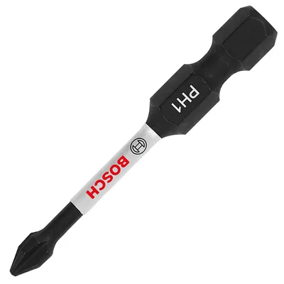 Накрайник бит PH Bosch Philips ударен, торсионен PH 1, 1/4", 50 мм, Impact Control