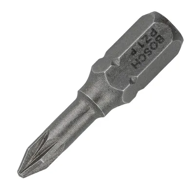 Накрайник бит PZ Bosch Pozidriv кръстат  PZ 1, 1/4", 25 мм, 3 бр., Extra Hard
