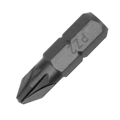 Накрайник бит PZ Bosch Pozidriv кръстат PZ 2, 1/4", 25 мм, Extra Hard