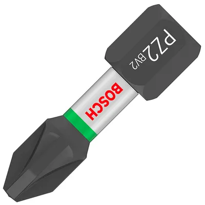 Накрайник бит PZ Bosch Pozidriv кръстат  PZ 2, 1/4", 25 мм, PRO Pozidriv Impact