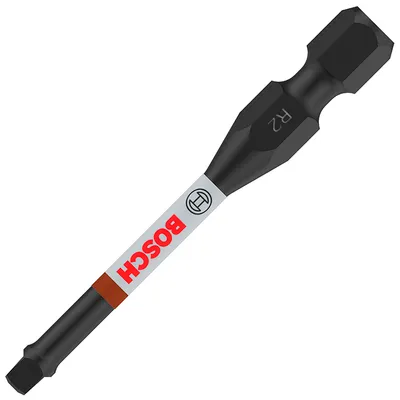 Накрайник бит RB Bosch Robertson квадрат RB 2, 1/4", 55 мм, 2 бр., PRO R Impact